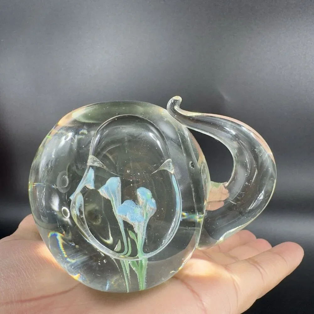 Glass Elephant clear round
